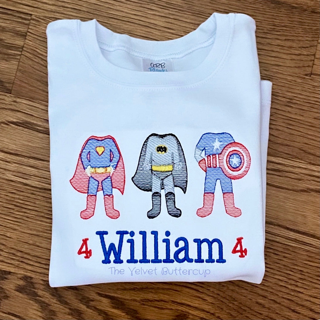 Boys Superhero Shirt - Boys Superhero Birthday Shirt