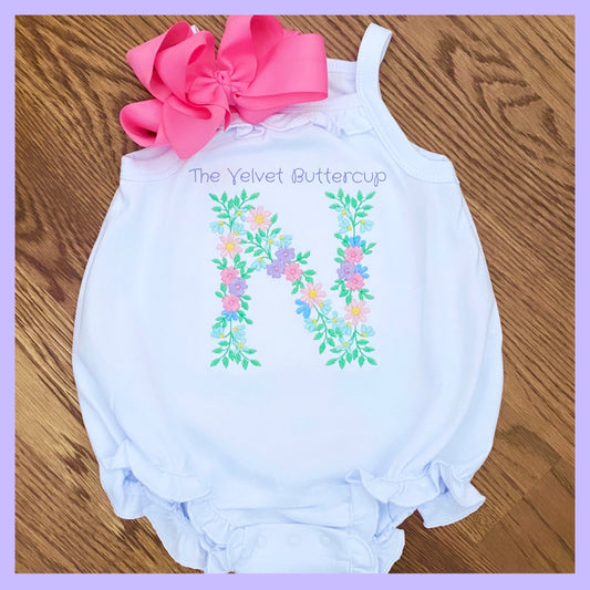 Floral Letter Monogram