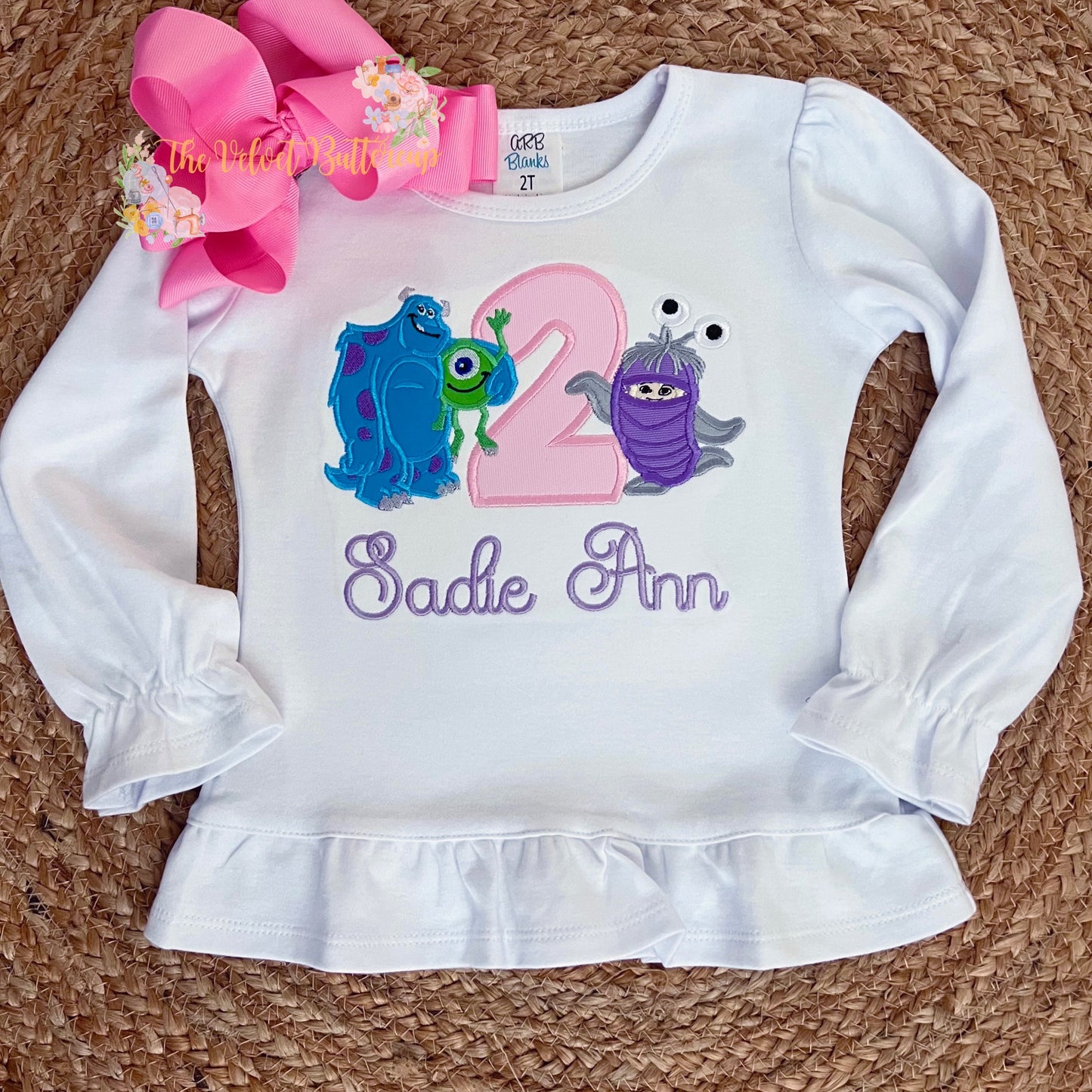 Monsters Birthday Shirt Personalized with Birthday Number and Name