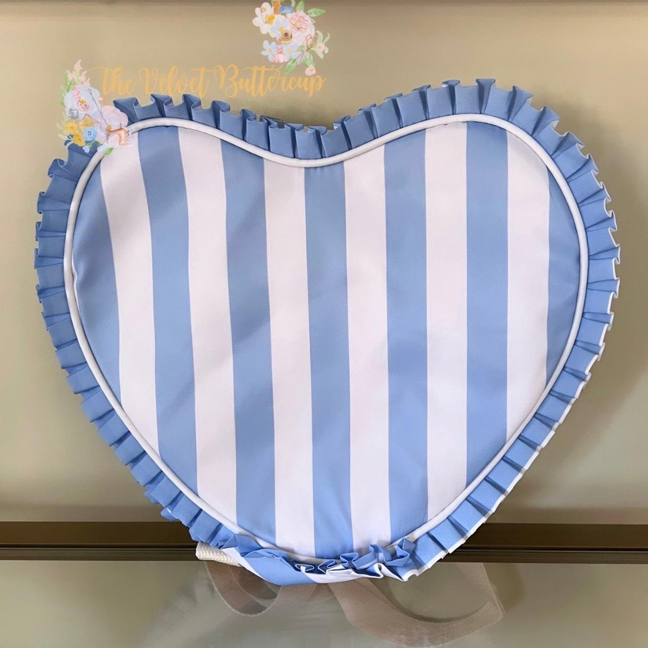 heart monogram bag