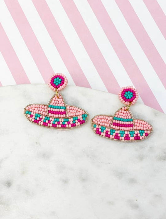 Beaded Sombrero Earrings!