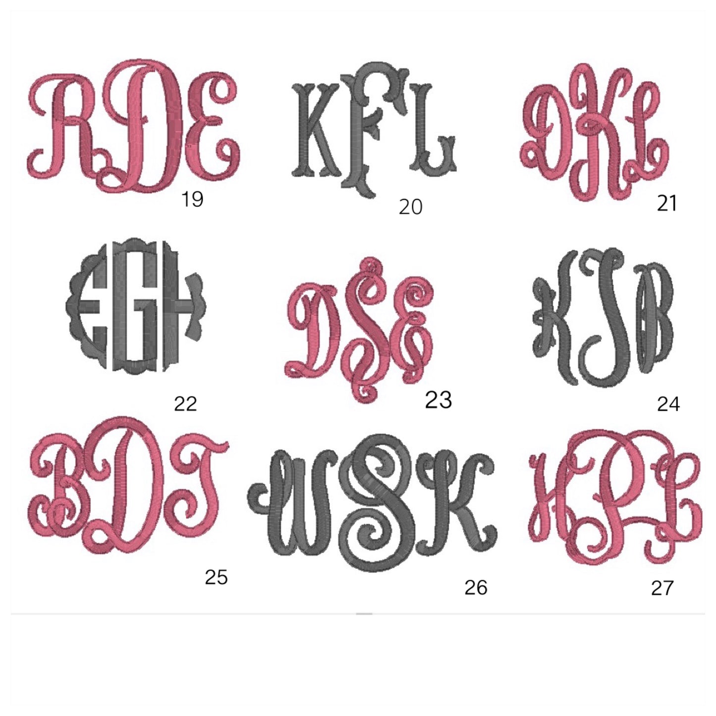 Monogram Pillow Case